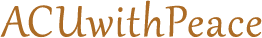 ACUwithPeace